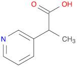 3-Pyridineacetic acid, a-methyl-