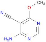 4-Amino-6-methoxypyrimidine-5-carbonitrile