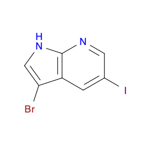 1H-Pyrrolo[2,3-b]pyridine,3-bromo-5-iodo-