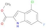 Methyl4-chloro-6-fluoro-1H-indole-2-carboxylate