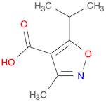 4-Isoxazolecarboxylic acid, 3-methyl-5-(1-methylethyl)-