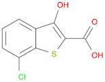 Benzo[b]thiophene-2-carboxylic acid, 7-chloro-3-hydroxy-