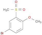 Benzene, 4-bromo-1-methoxy-2-(methylsulfonyl)-