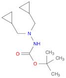 Hydrazinecarboxylic acid, 2,2-bis(cyclopropylmethyl)-, 1,1-dimethylethylester