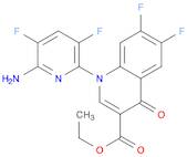 3-​quinolinecarboxylic acid, 1-​(6-​amino-​3,​5-​difluoro-​2-​pyridinyl)​-​8-​chloro-​6,​7-​difluo…