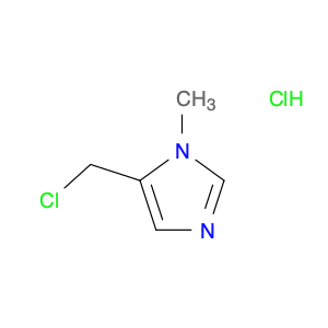 1H-Imidazole, 5-(chloromethyl)-1-methyl-, monohydrochloride