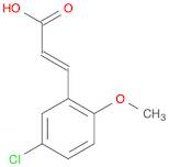 (E)-3-(5-Chloro-2-methoxyphenyl)acrylic acid