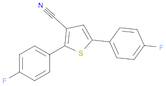 2,5-Bis(4-fluorophenyl)thiophene-3-carbonitrile