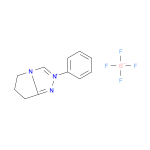 5H-Pyrrolo[2,1-c]-1,2,4-triazolium, 6,7-dihydro-2-phenyl-,tetrafluoroborate(1-)