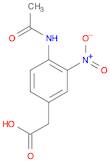 Benzeneacetic acid, 4-(acetylamino)-3-nitro-