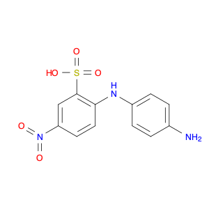 Benzenesulfonic acid, 2-[(4-aminophenyl)amino]-5-nitro-