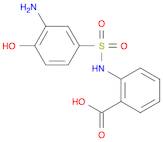 Benzoic acid, 2-[[(3-amino-4-hydroxyphenyl)sulfonyl]amino]-