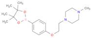 1-Methyl-4-{2-[4-(4,4,5,5-tetramethyl-[1,3,2]dioxaborolan-2-yl)-phenoxy]-ethyl}-piperazine