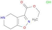 Isoxazolo[4,5-c]pyridine-3-carboxylicacid, 4,5,6,7-tetrahydro-, ethyl ester, hydrochloride (1:1)