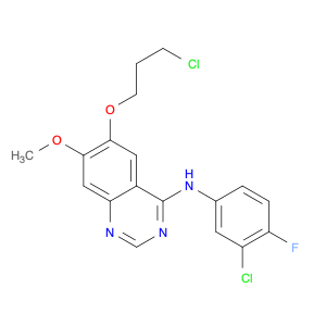 N-(3-chloro-4-fluorophenyl)-6-(3-chloropropoxy)-7-methoxyquinazolin-4-amine