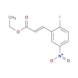 2-Propenoic acid, 3-(2-fluoro-5-nitrophenyl)-, ethyl ester, (E)-