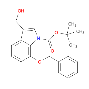 tert-butyl 3-(hydroxymethyl)-7-phenylmethoxyindole-1-carboxylate