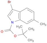 tert-Butyl 3-bromo-6-methyl-1H-indole-1-carboxylate