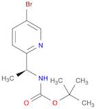 Carbamic acid, N-[(1S)-1-(5-bromo-2-pyridinyl)ethyl]-, 1,1-dimethylethylester