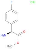 Benzeneacetic acid, a-amino-4-fluoro-, methyl ester, hydrochloride(1:1), (aS)-