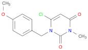 2,4(1H,3H)-Pyrimidinedione,6-chloro-1-[(4-methoxyphenyl)methyl]-3-methyl-