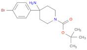 1-Piperidinecarboxylic acid, 4-amino-4-(4-bromophenyl)-,1,1-dimethylethyl ester