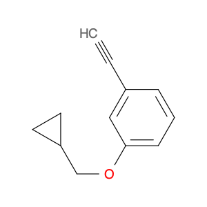 Benzene, 1-(cyclopropylmethoxy)-3-ethynyl-