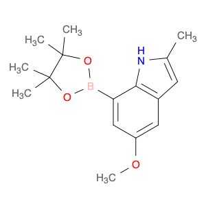 1H-Indole,5-methoxy-2-methyl-7-(4,4,5,5-tetramethyl-1,3,2-dioxaborolan-2-yl)-