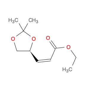 2-Propenoic acid, 3-[(4S)-2,2-dimethyl-1,3-dioxolan-4-yl]-, ethyl ester,(2Z)-