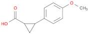 Cyclopropanecarboxylic acid, 2-(4-methoxyphenyl)-