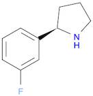 Pyrrolidine,2-(3-fluorophenyl)-, (2R)-