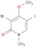 2(1H)-Pyridinone, 3-bromo-5-iodo-4-methoxy-1-methyl-