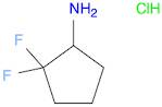 Cyclopentanamine, 2,2-difluoro-, hydrochloride (1:1)