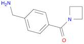 [4-(azetidine-1-carbonyl)phenyl]methanamine