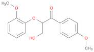 1-Propanone, 3-hydroxy-2-(2-methoxyphenoxy)-1-(4-methoxyphenyl)-