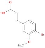 2-Propenoic acid, 3-(4-bromo-3-methoxyphenyl)-, (2E)-