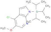 1H-Pyrrolo[2,3-b]pyridine,4-chloro-5-methoxy-1-[tris(1-methylethyl)silyl]-