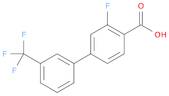 2-fluoro-4-[3-(trifluoromethyl)phenyl]benzoic acid