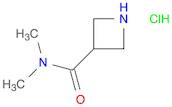 3-Azetidinecarboxamide, N,N-dimethyl-, hydrochloride (1:1)