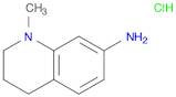 7-Quinolinamine, 1,2,3,4-tetrahydro-1-methyl-, hydrochloride (1:1)