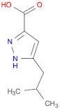 1H-Pyrazole-3-carboxylic acid, 5-(2-methylpropyl)-