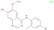 4-((4-Bromo-2-fluorophenyl)amino)-6-methoxyquinazolin-7-ol hydrochloride