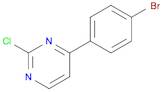 4-(4-Bromophenyl)-2-chloropyrimidine