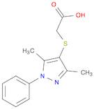 2-[(3,5-Dimethyl-1-phenyl-1H-pyrazol-4-yl)sulfanyl]acetic Acid