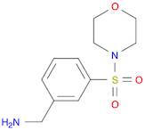 (3-morpholin-4-ylsulfonylphenyl)methanamine