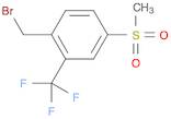 1-(bromomethyl)-4-methanesulfonyl-2-(trifluoromethyl)benzene