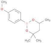 2-(4-Methoxyphenyl)-4,4,6-trimethyl-1,3,2-dioxaborinane