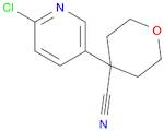 4-(6-Chloropyridin-3-yl)tetrahydro-2H-pyran-4-carbonitrile