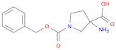 3-Amino-1-((benzyloxy)carbonyl)pyrrolidine-3-carboxylic acid