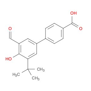 3'-(tert-Butyl)-5'-formyl-4'-hydroxybiphenyl-4-carboxylic Acid
